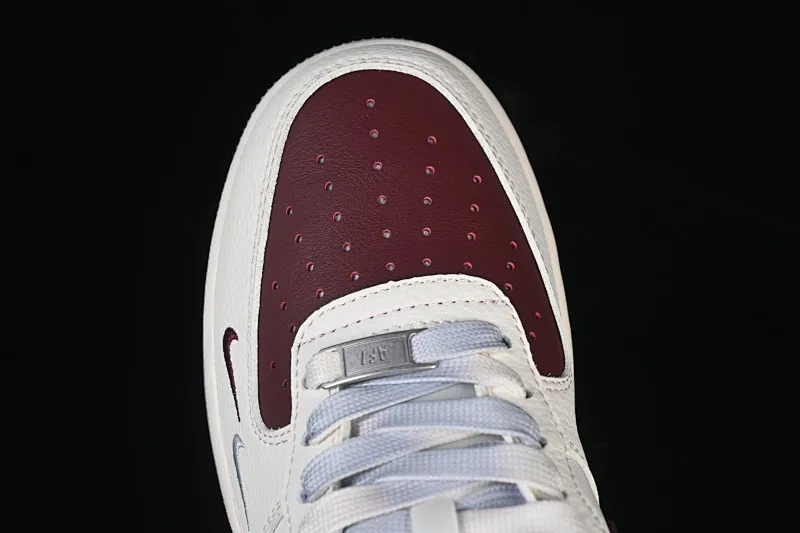 All categories Nk Air Force 1 Air Force series Nk Air Force 1 Low Air Force low-top Nike Air Force 1'07 Low joint beige gray red small double hook Air Force 1 low-top casual sneakers QW5606-268